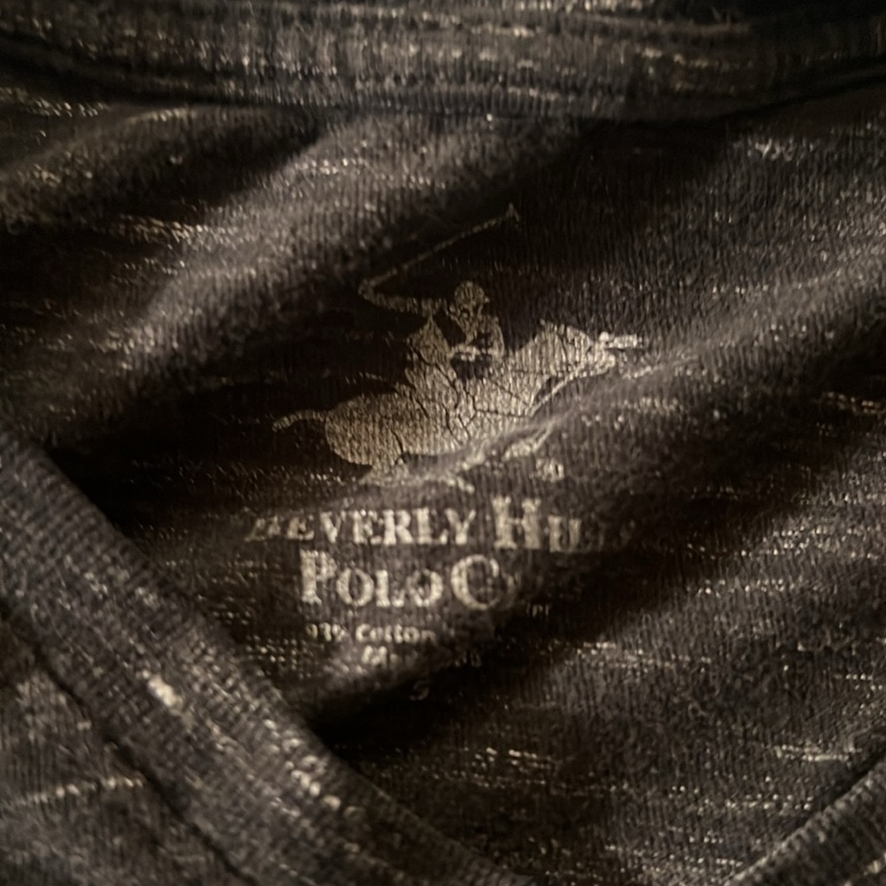 Beverly Hills polo club t-shirt men’s small v-neck - Picture 3 of 5